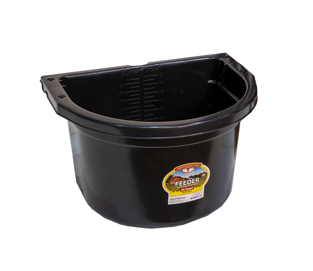 FF20BLACK_Black Feeder Bucket